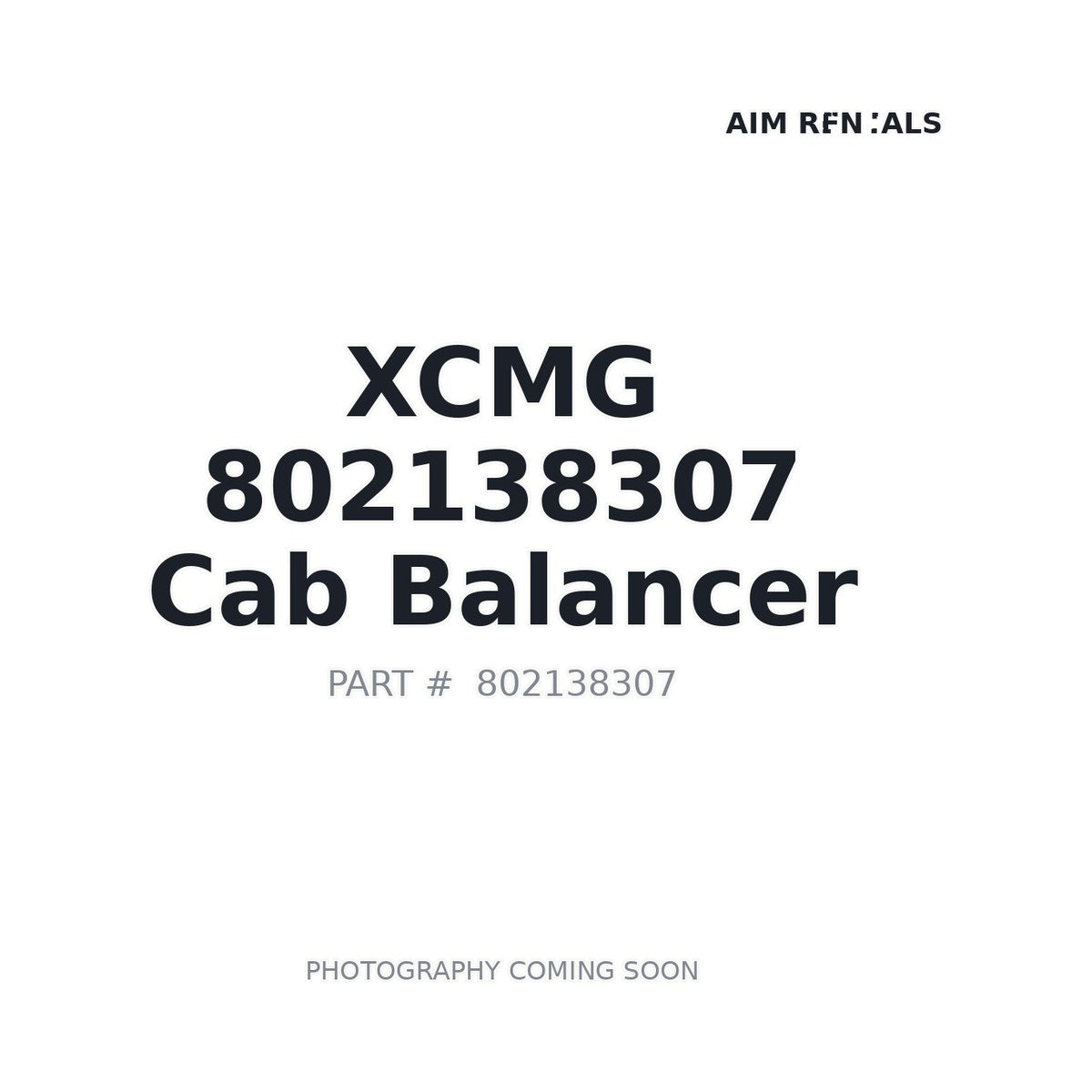 802138307 XCMG Cab Component