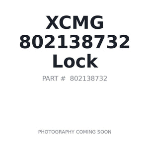 XCMG 802138732 Lock | Only 2 Left BC