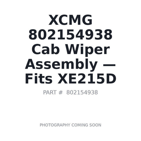 802154938 XCMG Cab Wiper Assemblies