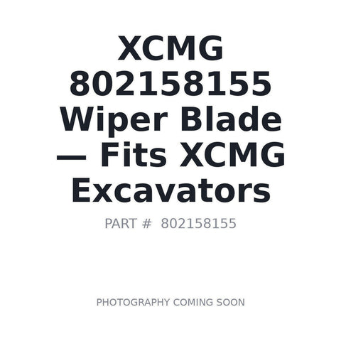 802158155 XCMG Wiper Blades