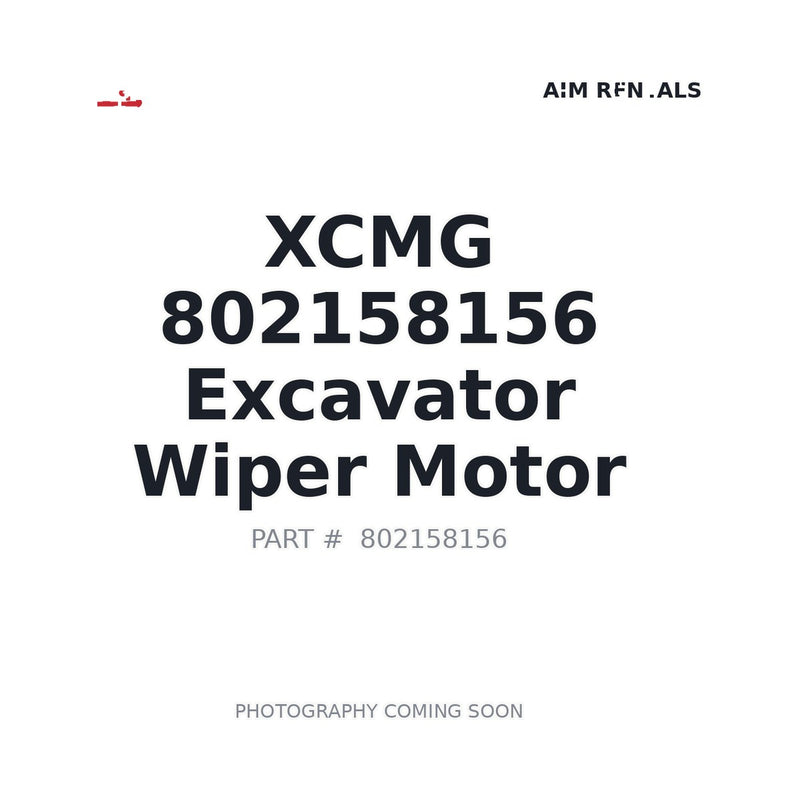 802158156 XCMG Wiper Motor