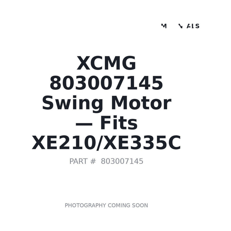 XCMG 803007145 Swing Motor Assembly for XE215CA XE200D excavator