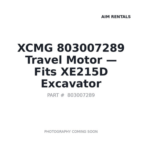 XCMG 803007289 Final Drive Travel Motor for XE215D XE210B excavator