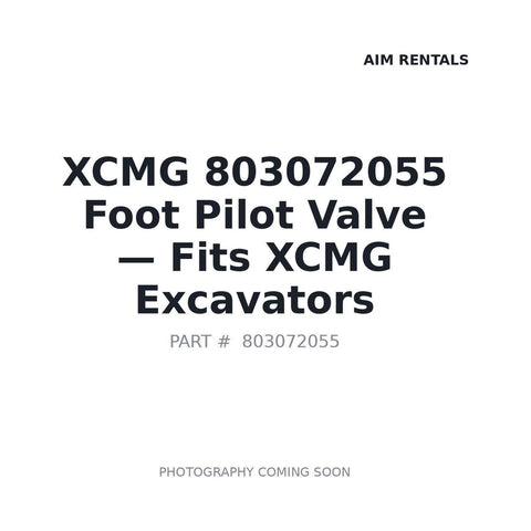 803072055 XCMG Hydraulic Valves