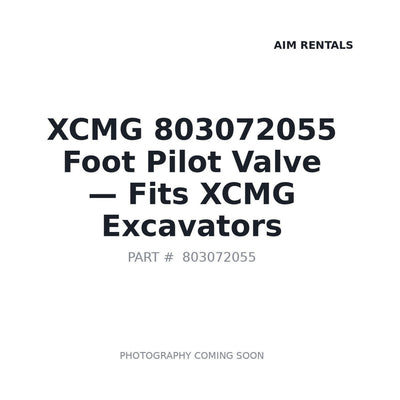 803072055 XCMG Hydraulic Valves