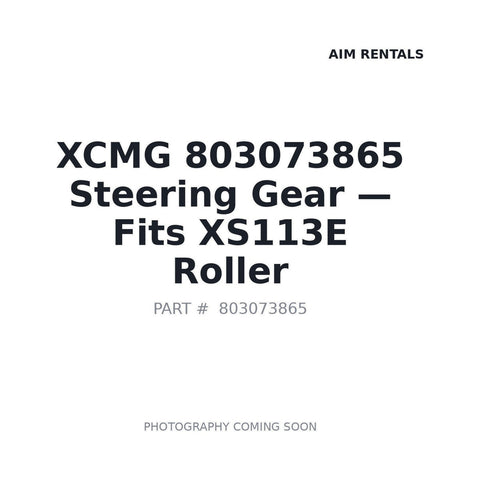 XCMG 803073865 Hydraulic Steering Unit for XS113E XS143H road rollers