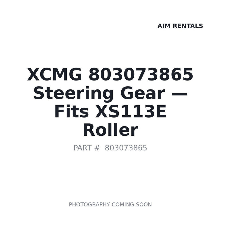 XCMG 803073865 Hydraulic Steering Unit for XS113E XS143H road rollers