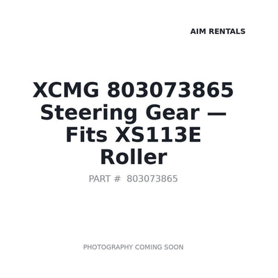 803073865 XCMG Steering Components