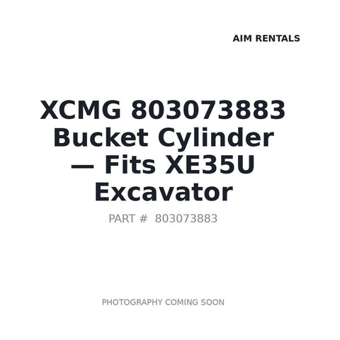 XCMG 803073883 Bucket Cylinder for XE35U Mini Hydraulic Excavator