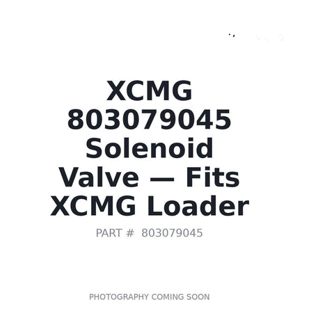 XCMG 803079045 Solenoid Directional Valve for XCMG wheel loader