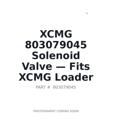 803079045 XCMG Hydraulic Valves