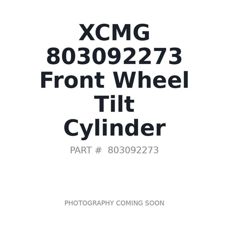 XCMG 803092273 Front Wheel Tilt Cylinder for GR3005 Motor Grader
