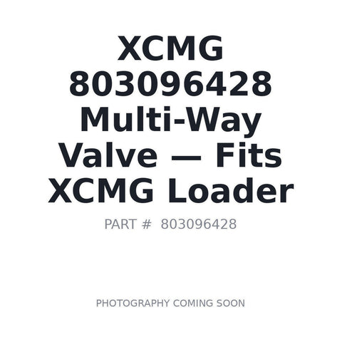 XCMG 803096428 Triple Electric-Control Multi-Way Valve for XCMG Wheel Loader