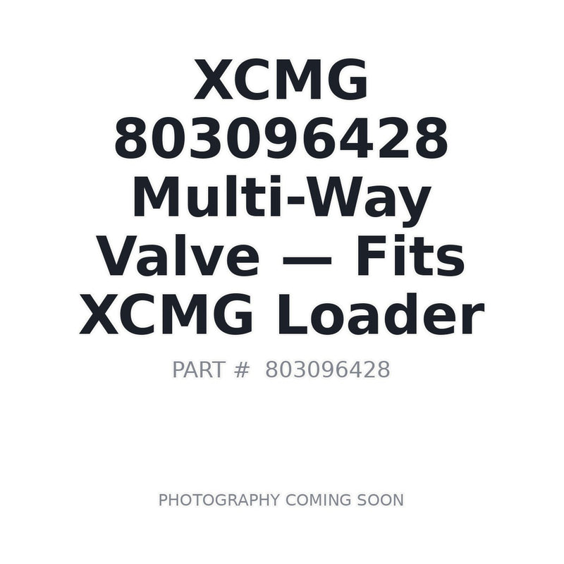 XCMG 803096428 Triple Electric-Control Multi-Way Valve for XCMG Wheel Loader