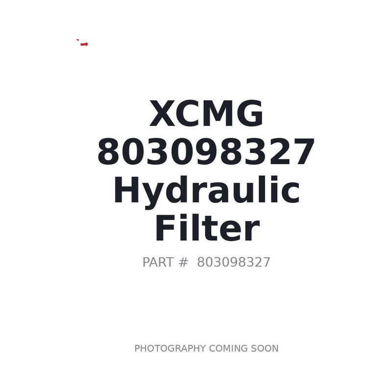 XCMG 803098327 Hydraulic Return Filter Element XGHL20-800×10-01