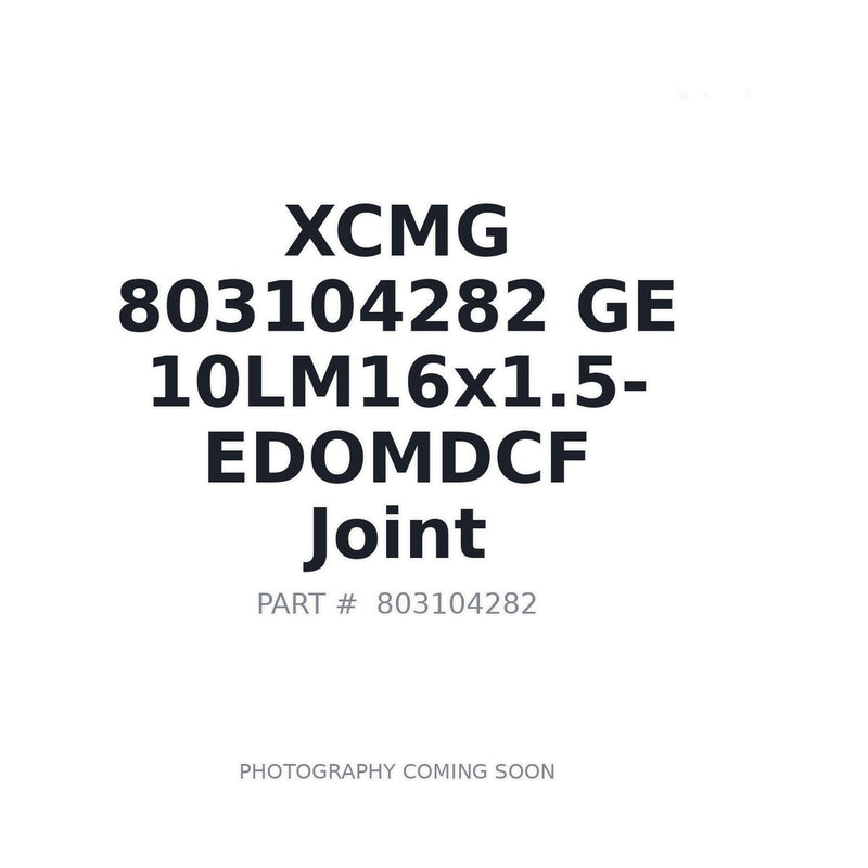 803104282 XCMG Joint