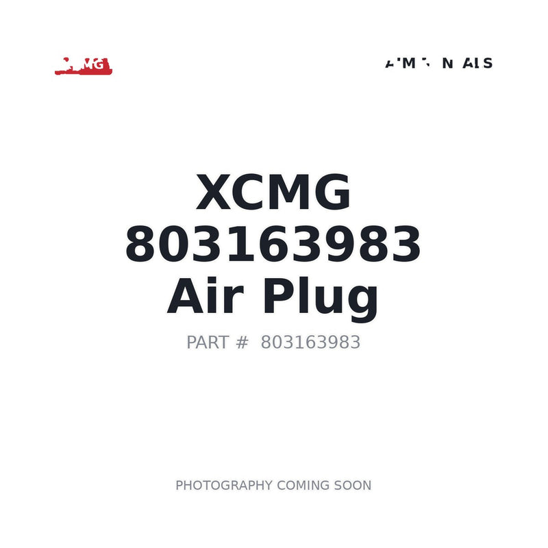 XCMG 803163983 Air Plug Type B for LW600KN ZL50GN Wheel Loader