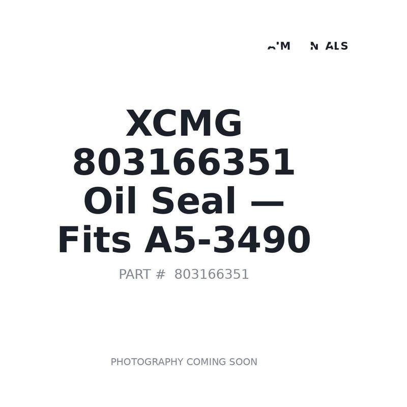 XCMG 803166351 Hydraulic Seal for XCMG A5-3490 Series Machinery