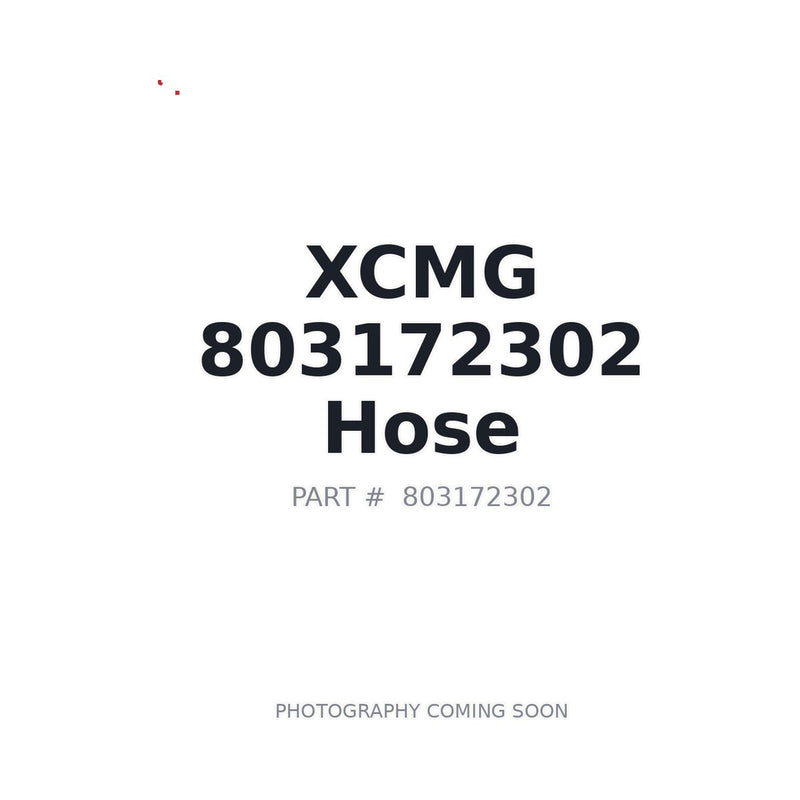 XCMG 803172302 Hydraulic Hose Assembly for XE215C Excavator