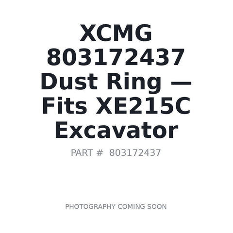 Genuine XCMG 803172437 Seal XE215C Excavator