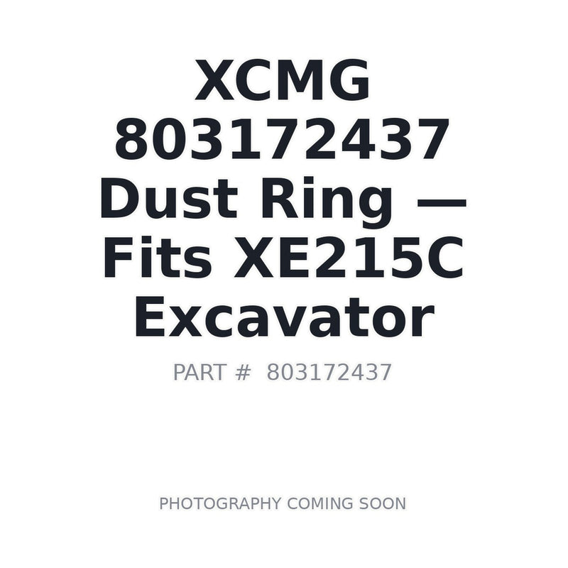 Genuine XCMG 803172437 Seal XE215C Excavator