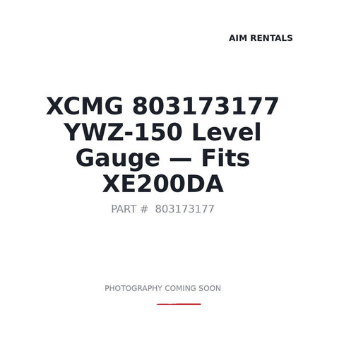 XCMG 803173177 YWZ-150 Hydraulic Oil Level Gauge Thermometer XE200DA XE215D