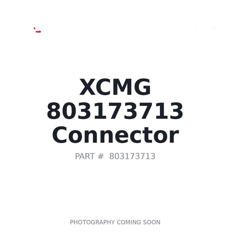 XCMG 803173713 OEM-spec Connector XE335C Excavator | In Stock Prince George BC