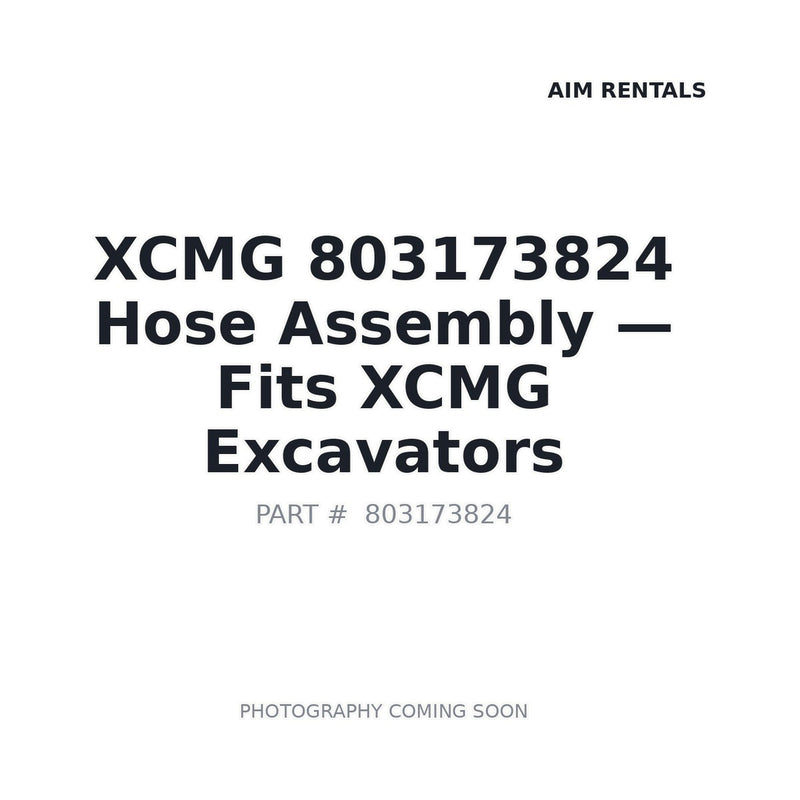 803173824 XCMG Hydraulic Hoses