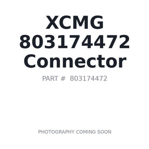 803174472 Connector by XCMG | Only 1 Left BC