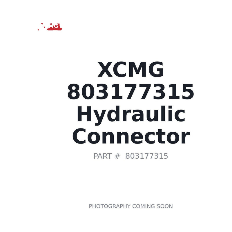 XCMG 803177315 Hose Connector Joint for XE215C XE335C Excavator
