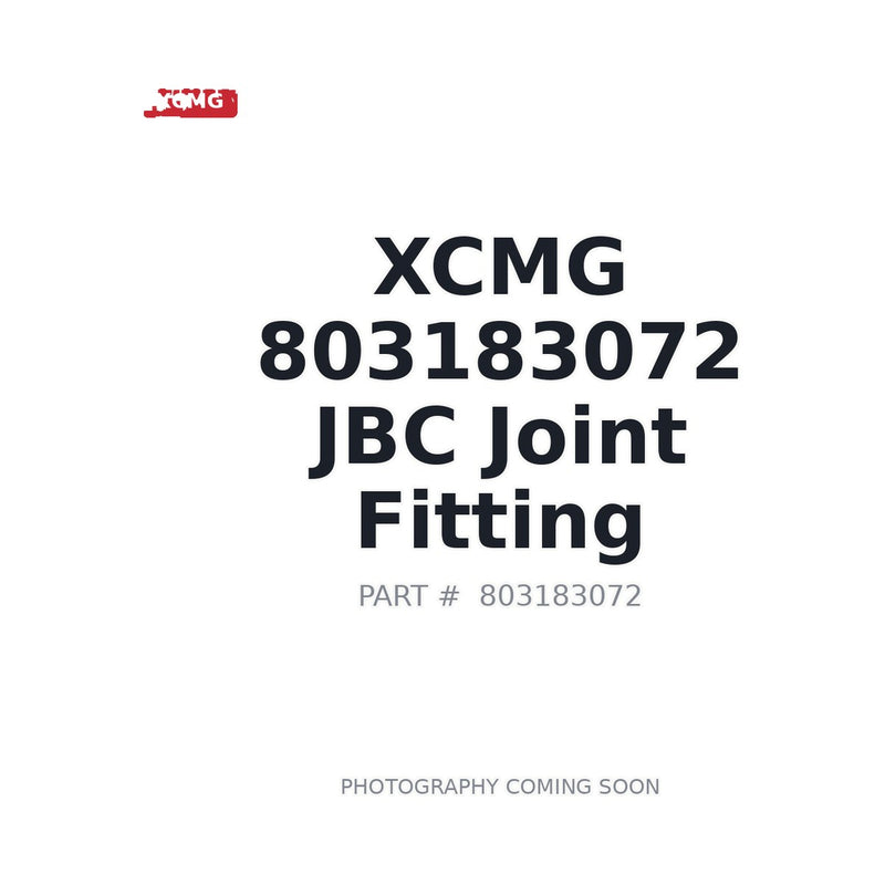 XCMG 803183072 OEM-spec Hose XE700 XE700C Excavator | In Stock Prince George BC