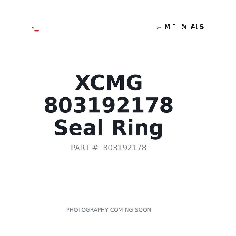 XCMG 803192178 Seal Ring for GR165 motor grader hydraulic system