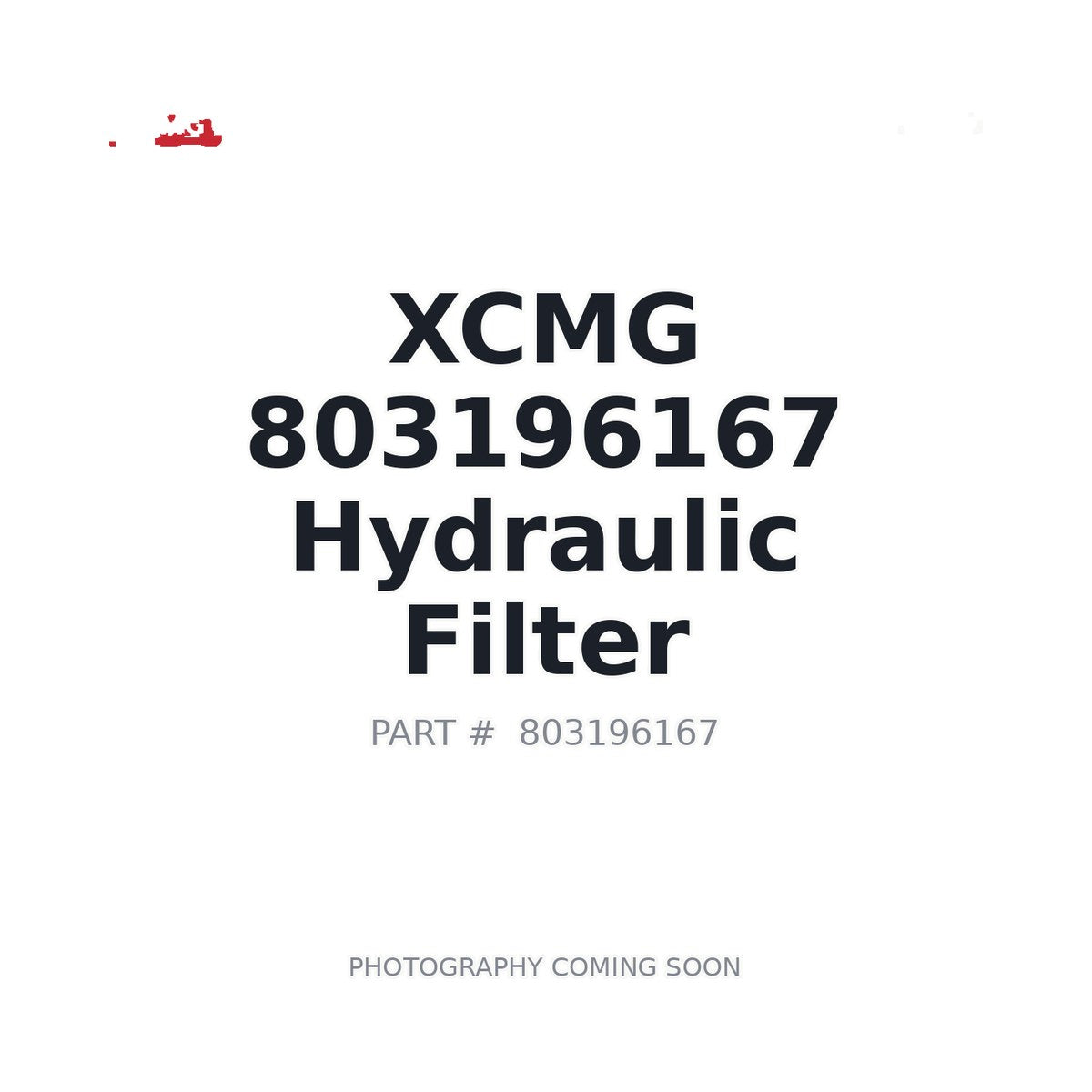 803196167 XCMG Hydraulic Filter