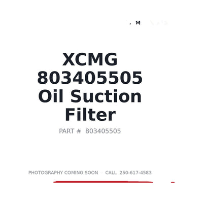 803405505 XCMG Hydraulic Filter