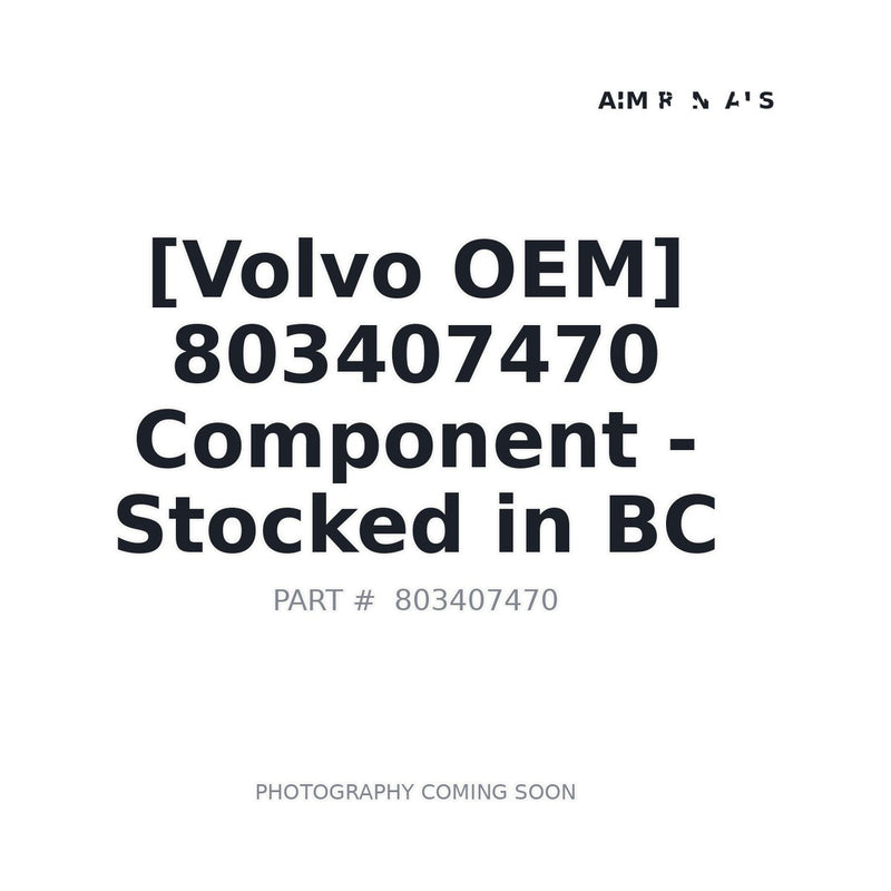803407470 Volvo Component