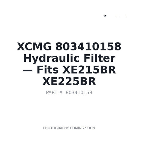 Genuine XCMG 803410158 hydraulic return oil filter XE215BR XE225BR