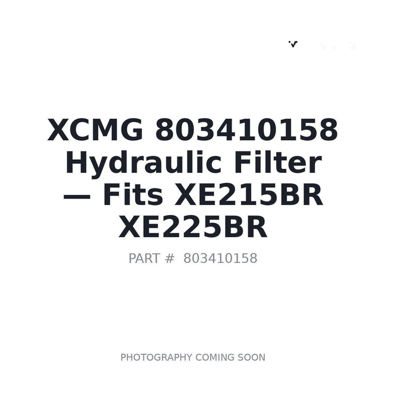 Genuine XCMG 803410158 hydraulic return oil filter XE215BR XE225BR