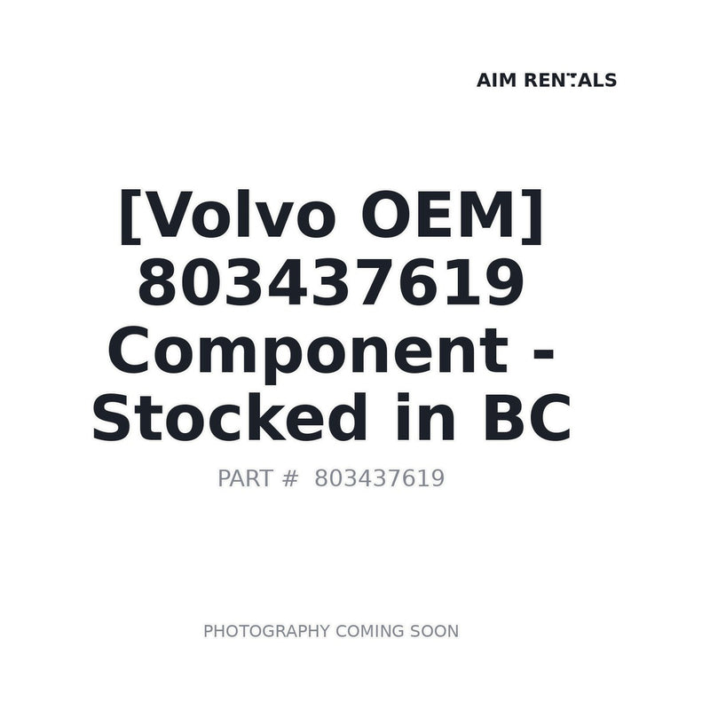 803437619 Volvo Component