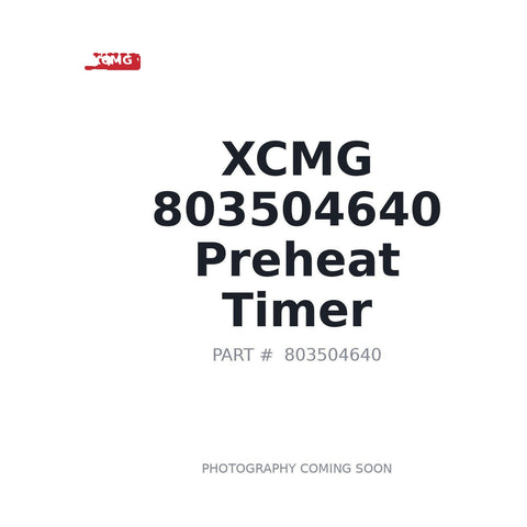 803504640 XCMG Engine Component