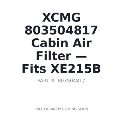 803504817 XCMG Filters