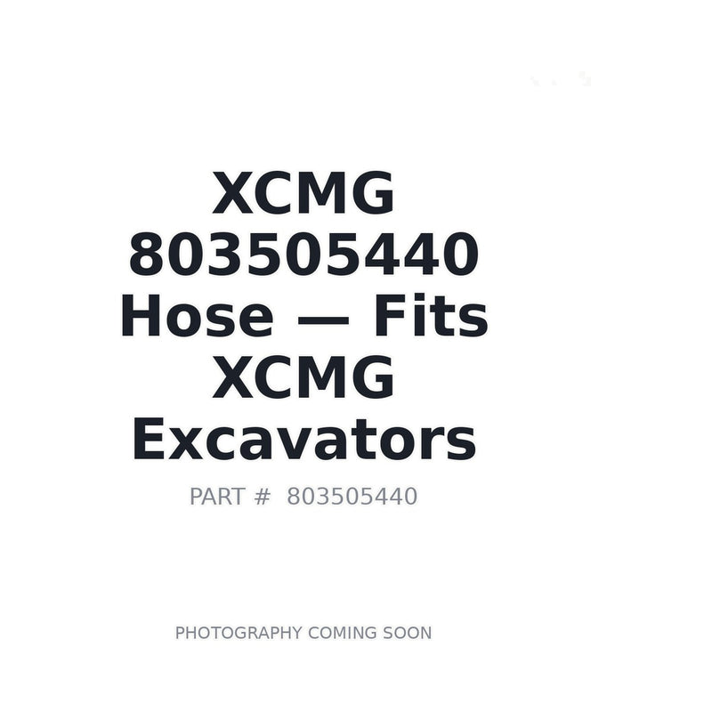 Genuine XCMG 803505440 hose assembly for XCMG excavators