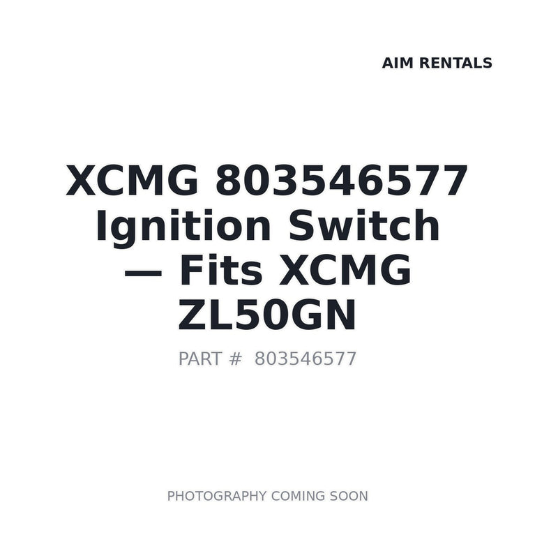 XCMG 803546577 Ignition Switch 95060-24 for ZL50GN Wheel Loader