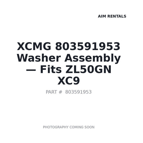 Genuine XCMG 803591953 Cab Washer Assembly for LW500F LW500FN ZL50GN wheel loader