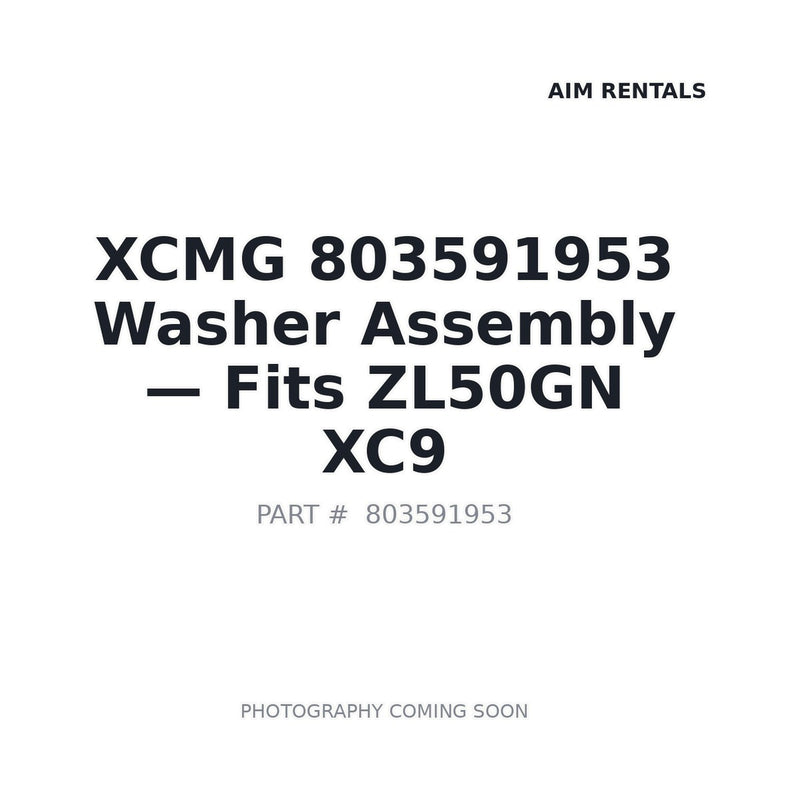 Genuine XCMG 803591953 Cab Washer Assembly for LW500F LW500FN ZL50GN wheel loader