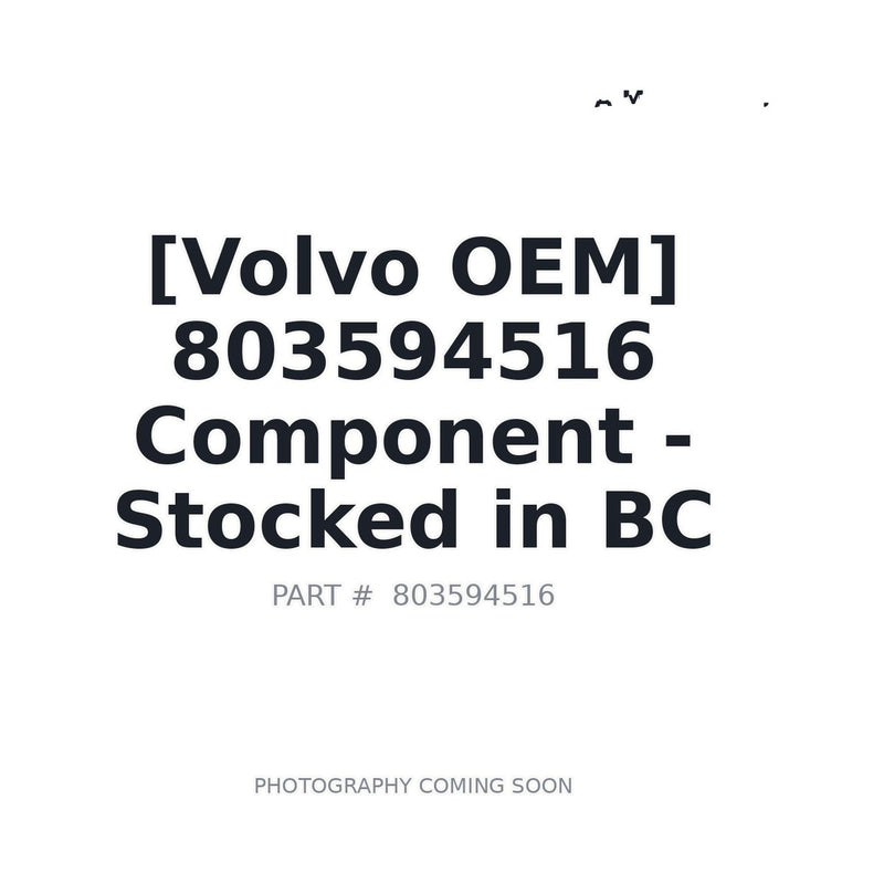 803594516 Volvo Component