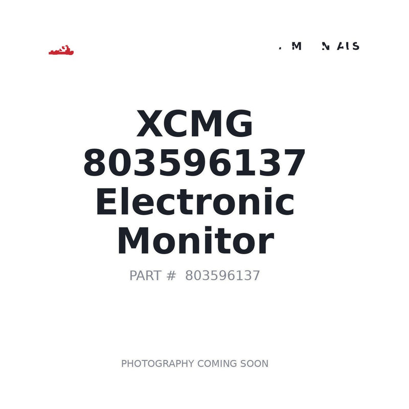XCMG 803596137 electronic monitor