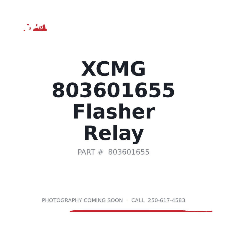 Genuine XCMG 803601655 SG-252 Turn Signal Flasher Relay for GR2205T Motor Grader and QY25K5 Crane