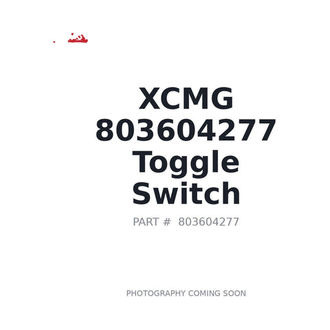 803604277 XCMG Switch