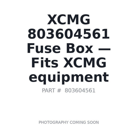 Genuine XCMG 803604561 Electrical Component for XCMG wheel loaders