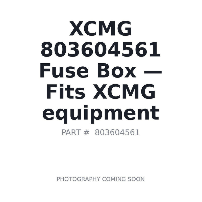 Genuine XCMG 803604561 Electrical Component for XCMG wheel loaders